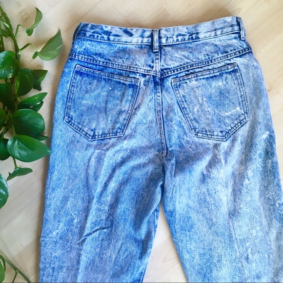 Vintage CALVIN KLEIN Acid Stone Wash Mom Jeans 8 - Picture 5 of 8